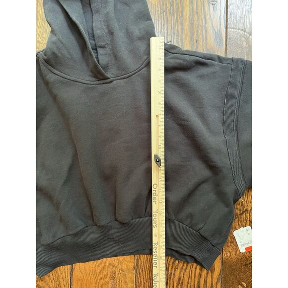 Free People Movement Snow Flow Hoodie Geo Stripe Black XS NWT - Picture 4 of 6